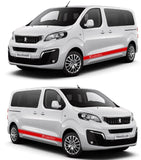 Premium Vinyl Stickers Compatible with Peugeot Traveller Personalized Design