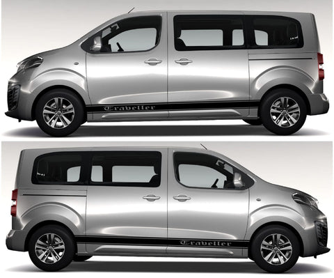 Premium Vinyl Sticker Compatible With Peugeot Traveller