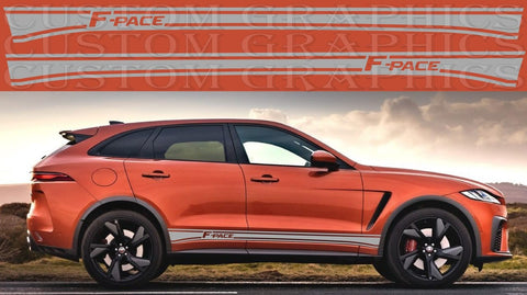 Premium Sticker Compatible With Jaguar F Pace SVR New Design