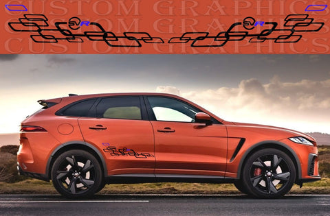 Premium Sticker Compatible With Jaguar F Pace SVR Best Style Design