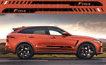 Premium Sticker Compatible With Jaguar F Pace SVR New Unique Line Design