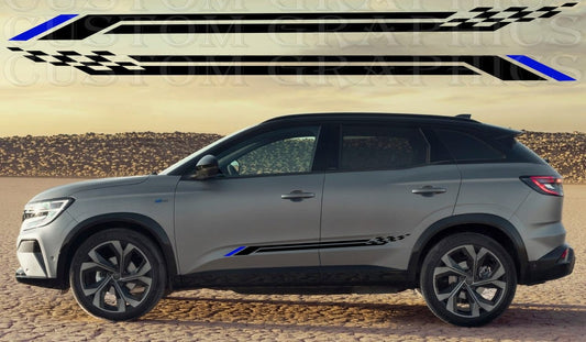 Premium Sticker Compatible With Renault Austral 2 Color Design BFF Best Friends Gifts