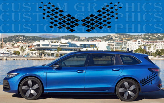 Premium Vinyl Sticker Compatible With VW PASSAT New Figure Design