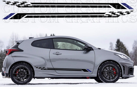 Premium quality sticker with a unique design, compatible with Yaris Perfect for enhancing the appearance of your vehicle with a new, stylish decal.