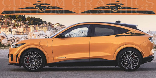 Premium Vinyl Sticker Compatible with Ford Mustang Mach E Style Tuning BBF Rear Style Design New Stickers