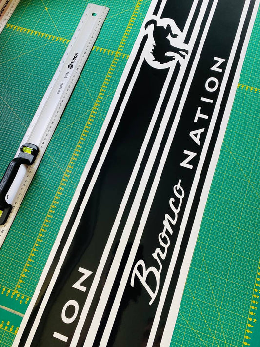 Autocollants en vinyle de qualité supérieure compatibles avec Ford Bronco Nation 2023