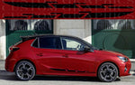 Premium Vinyl Stickers Compatible with Opel Corsa Best line Design Stylish Exclusive decals