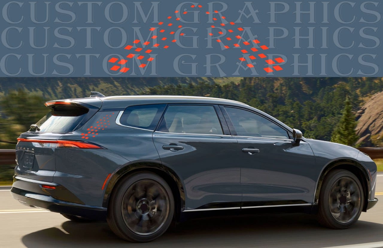 Premium Vinyl Sticker Compatible With Toyota Crown Signia Graphic car stickers