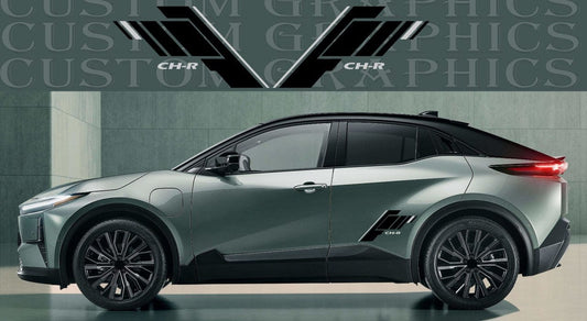 Premium Sticker Vinyl Stripes Compatible With Toyota C-HR new best style Design