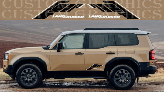 Premium Vinyl Sticker Compatible With Toyota Land Cruiser Automotive decals