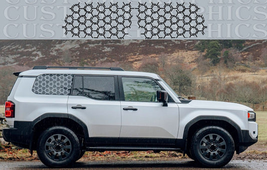 Premium Vinyl Sticker Compatible With Toyota Land Cruiser Window Design
