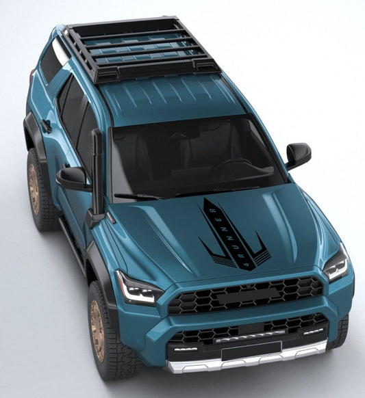 Premium Hood Sticker Compatible With Toyota 4Runner Warrior design