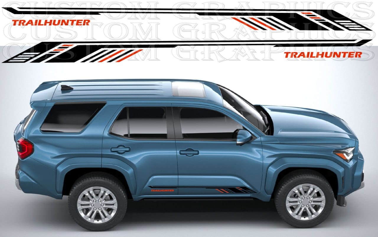 Premium Sticker Compatible With Toyota 4Runner Trailhunter Graphic car stickers