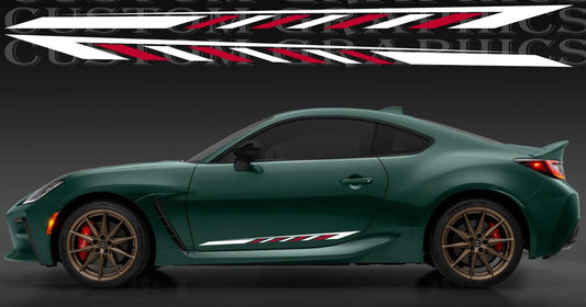 Premium Vinyl Sticker Compatible With Toyota GR 86 New Figure line Design