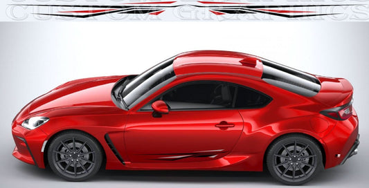 Premium Vinyl Sticker Compatible With Toyota GR 86 New Style line Design