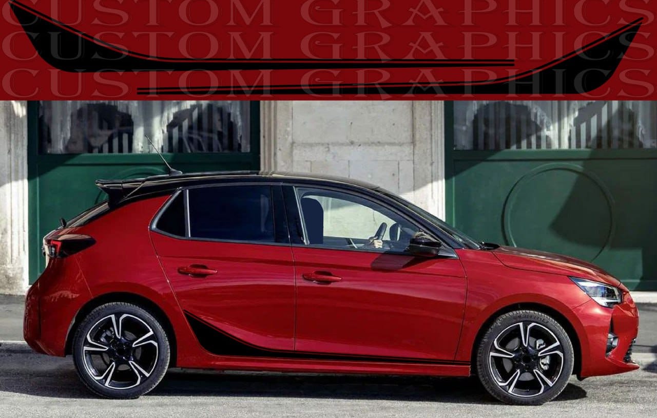 custom car decals,  
vinyl car graphics,  
car body stickers,  
die cut decals,  
automotive vinyl wrap,  
custom vehicle graphics,  
car side stripe kit,  
SUV vinyl decals,  
unique car customization,  
premium car stickers,  
car modification accessories,  
custom exterior car styling,  
high quality vinyl for cars