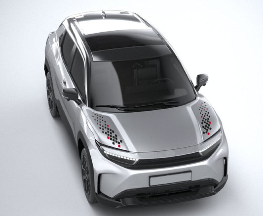 Stickers Compatible with Toyota Urban Cruiser Figure Hood Design