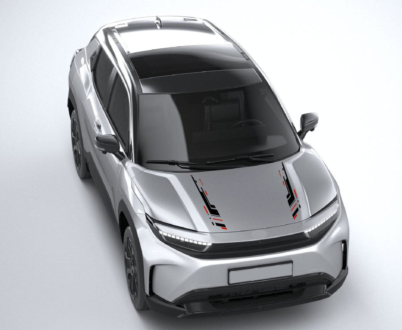 Premium Hood Stickers Compatible with Toyota Urban Cruiser new Unique Design