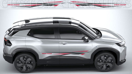Stickers Compatible with Toyota Urban Cruiser Best Stylish Decals 