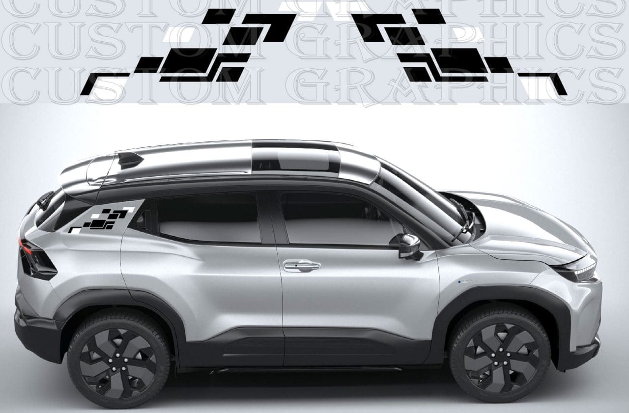 Premium Stickers Compatible with Toyota Urban Cruiser Style Design