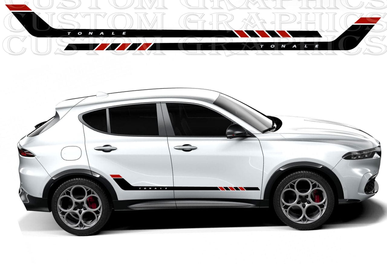 Stickers Compatible with Alfa Romeo Tonale New Unique Design