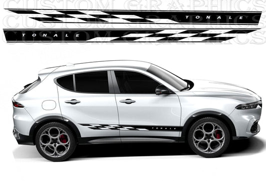Premium Quality Stickers Compatible with Alfa Romeo Tonale New Design