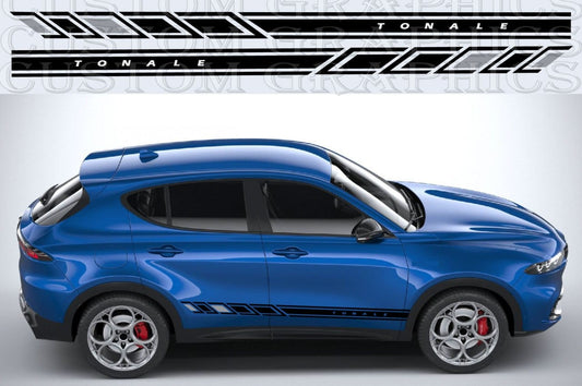 Stickers Compatible with Alfa Romeo Tonale New Block Design