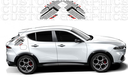 High-quality vinyl decals for Alfa Romeo Tonale 2023+