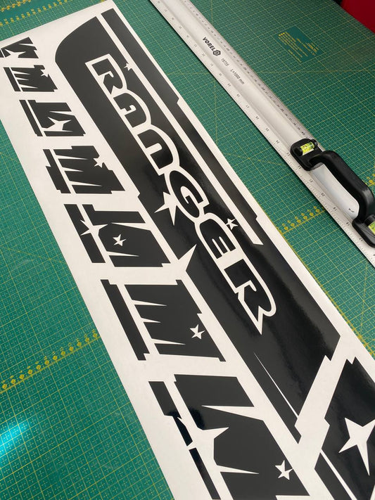 Premium Vinyl Sticker Compatible With Ford Ranger Automotive decals