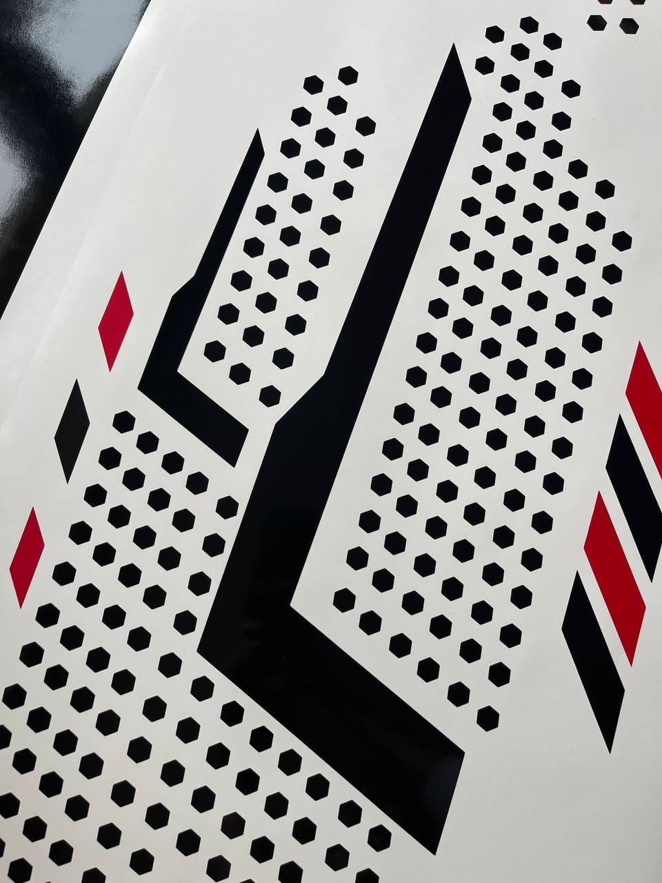 Premium Vinyl Sticker Compatible With Toyota Yaris Unique Style Design 2 doors