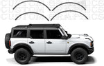 Premium Vinyl Stickers Compatible With Ford Bronco New Design