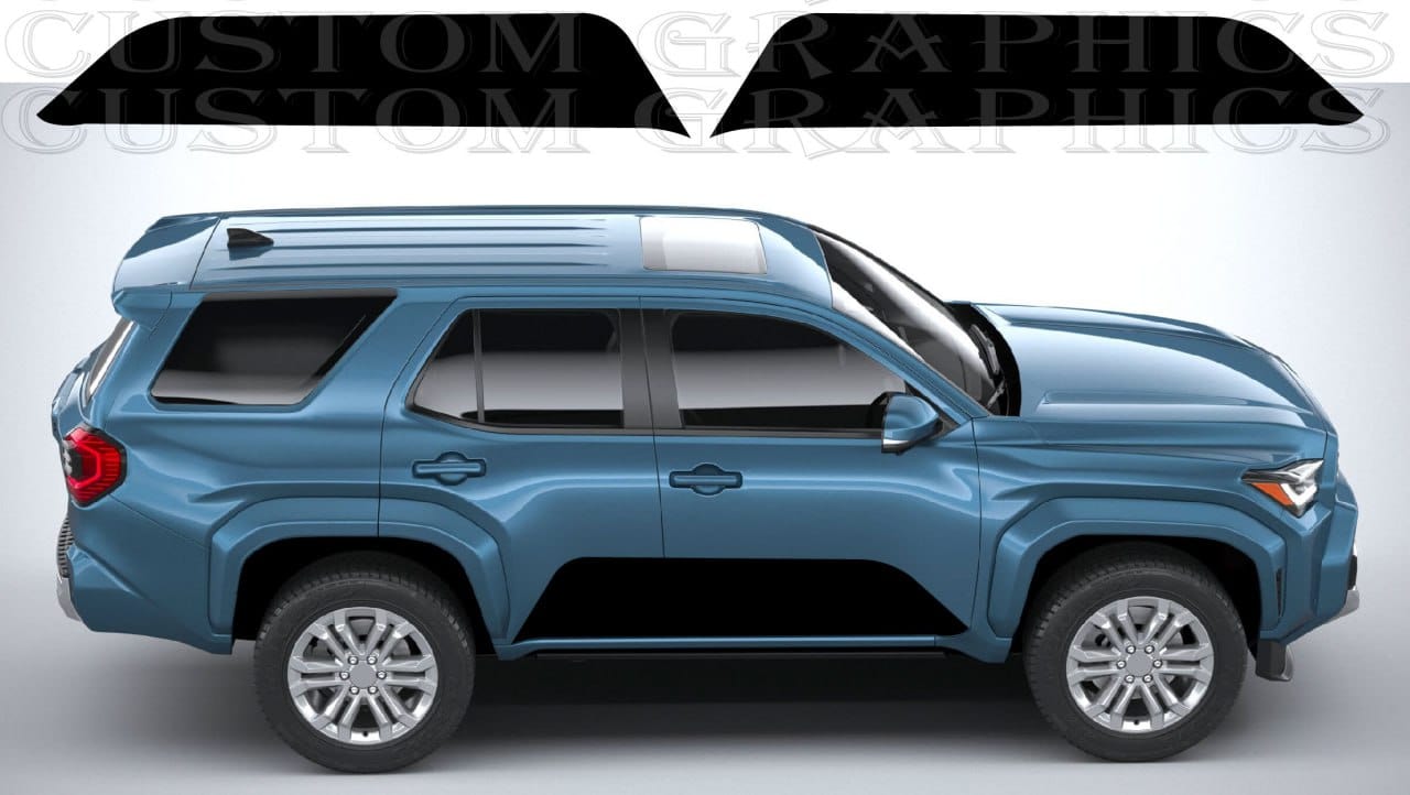 Premium Sticker Compatible With Toyota 4Runner Trailhunter Classic Big Line car look