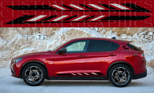Premium Quality stickers work with Alfa Romeo Stelvio Stylish Graphics