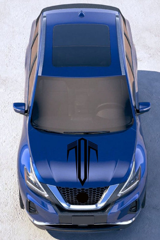 Premium Hood Stickers for Nissan Murano – Unique Custom Design Car Decals for Stylish Upgrade
