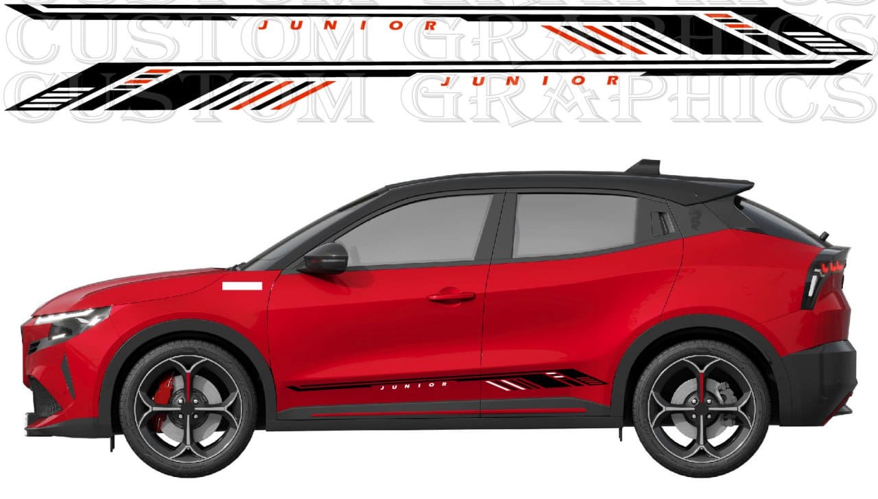 Upgrade Your Alfa Romeo Junior with Premium New Line Vinyl Stickers