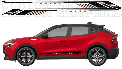 Upgrade Your Alfa Romeo Junior with Premium New Line Vinyl Stickers