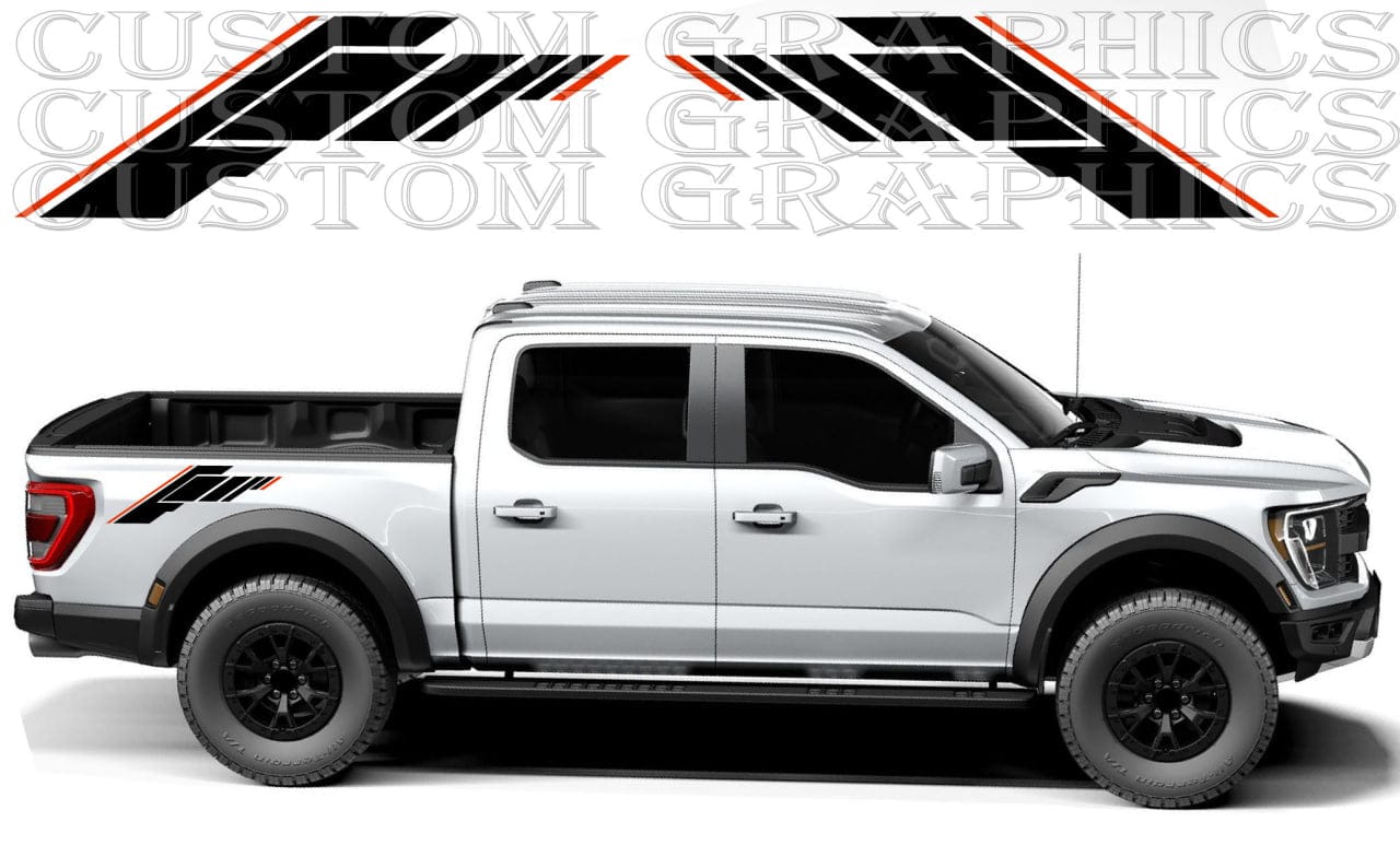 Premium Vinyl Sticker Compatible with Ford F-150 – New Best line Cabin Design