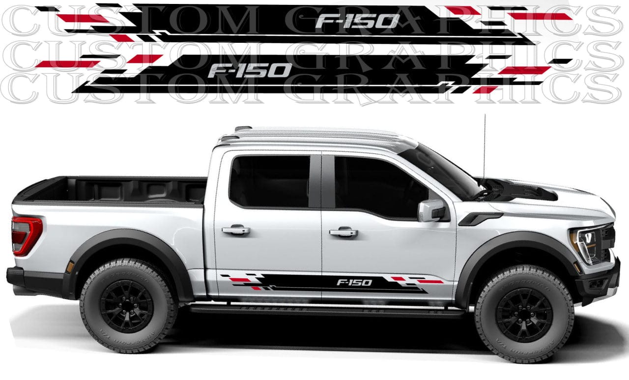 Premium Vinyl Sticker Compatible with Ford F-150 – New Upgrade Line Design