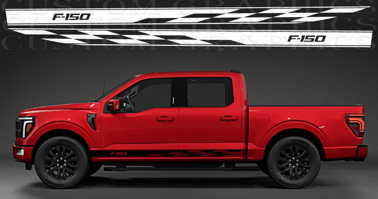 Premium Vinyl Stickers Compatible with Ford F-150 – Bold Custom Graphics
