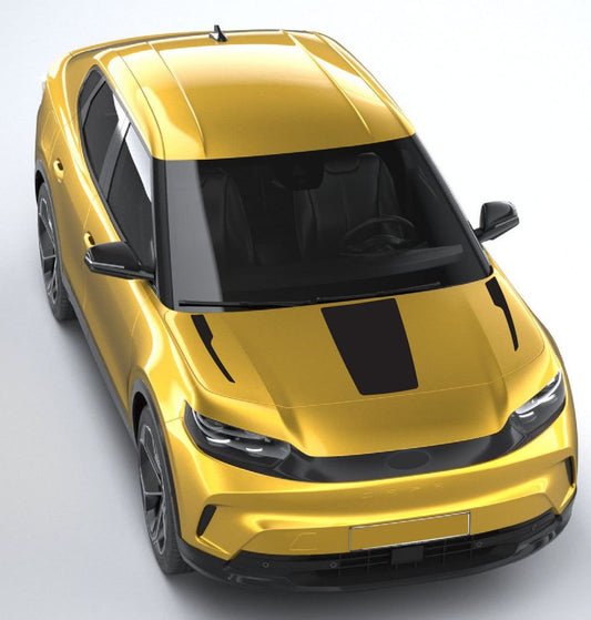 Ford Capri Hood Line Stripe Graphics – High-Quality Vinyl Decals