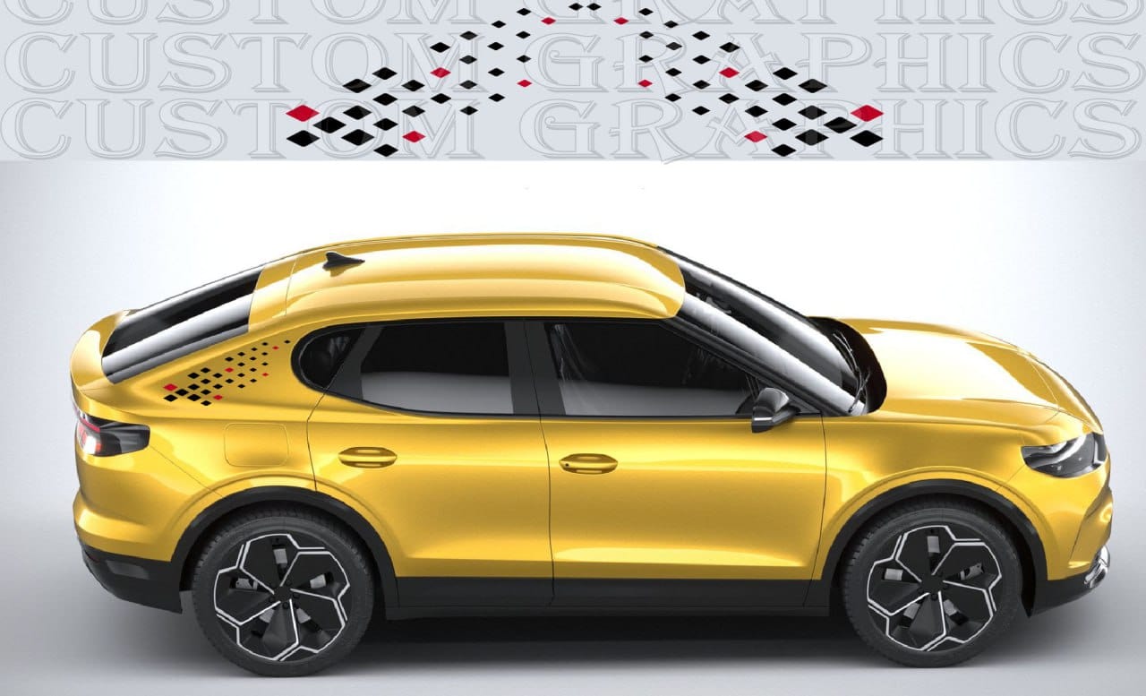 Performance Rear Stripes for Ford Capri – Easy Apply Vinyl Decals