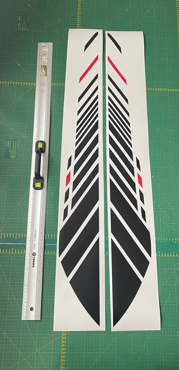 Premium Hood Stickers for Chevrolet Corvette Z06 – Sport-Inspired Vinyl Graphics