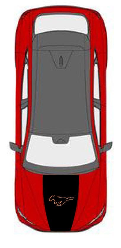 Premium Hood Sticker – Custom Work with Ford Mustang Mach E