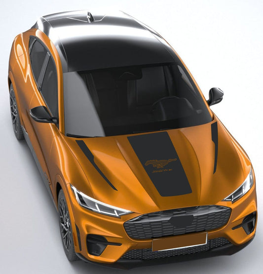 Elevate Your Ford Mustang Mach-E – Premium Custom Hood Decals, Freshly Designed