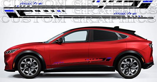 Premium Vinyl Decals for Ford Mustang Mach E – Custom Styling Stickers for Sporty Appearance