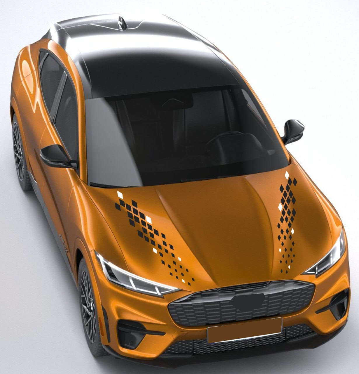 New Premium Hood Decals – Figure Style for Your Ford Mustang Mach E 