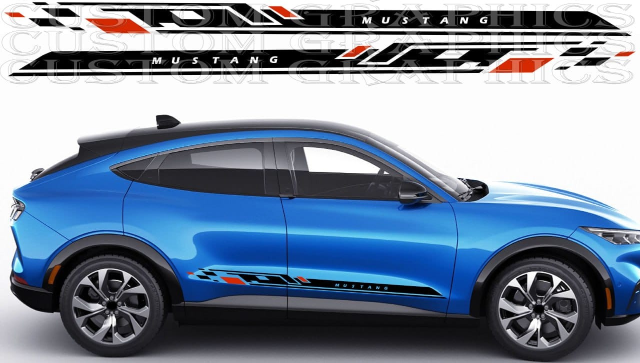 Unique Vinyl Stickers for Ford Mustang Mach-E – Best Design & Quality Fit
