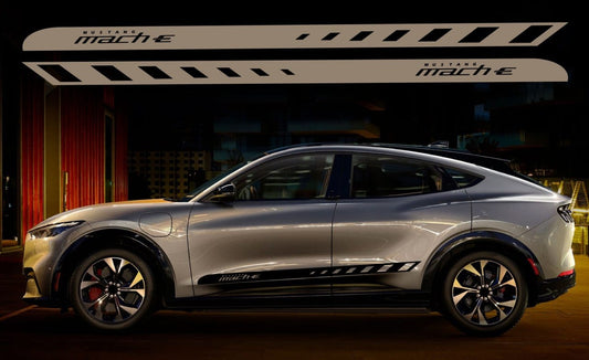 Transform Your Ford Mustang Mach E – BBF Style Vinyl Stripe Decal