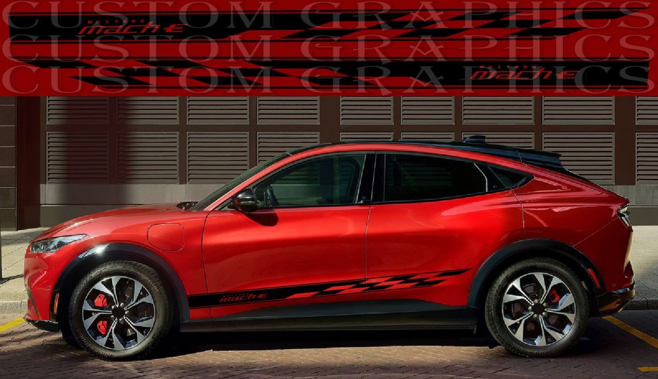 Premium Sticker – Custom Work with Ford Mustang Mach E