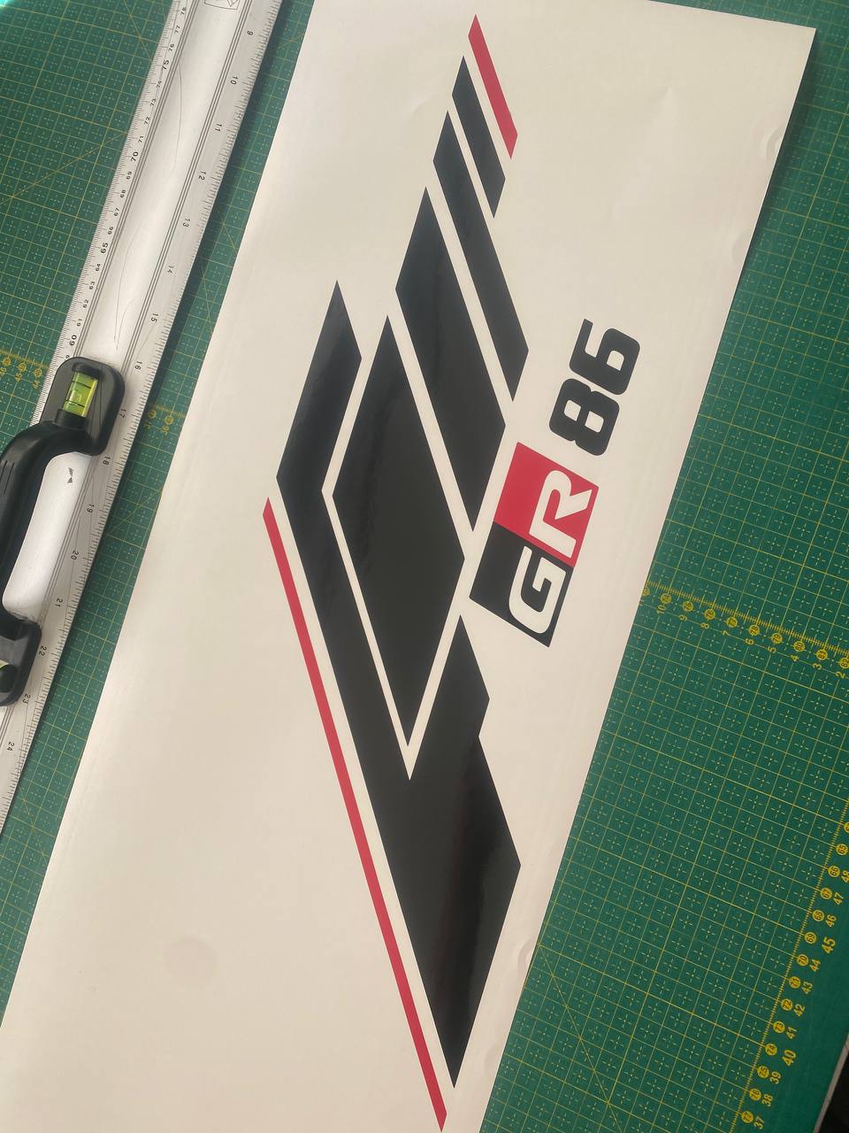 Premium Vinyl Sticker Compatible With Toyota GR 86 Sport Rear Design